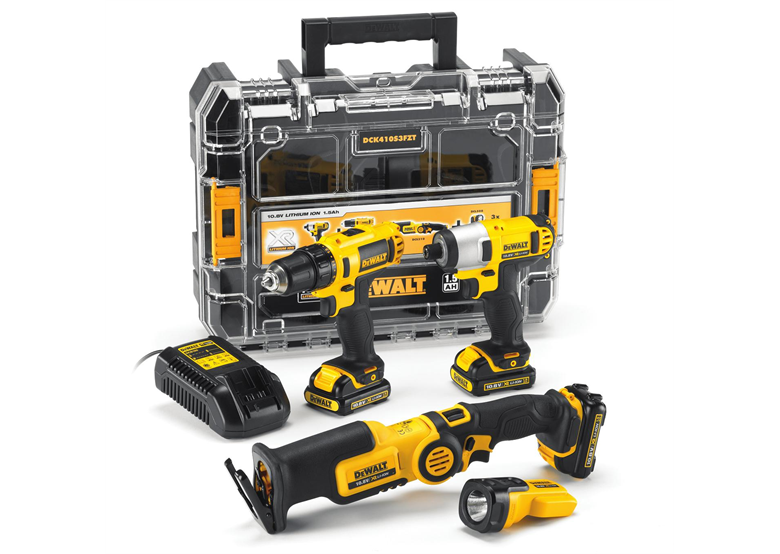 Zestaw narzędzi 18V DeWalt DCK410S3FZT