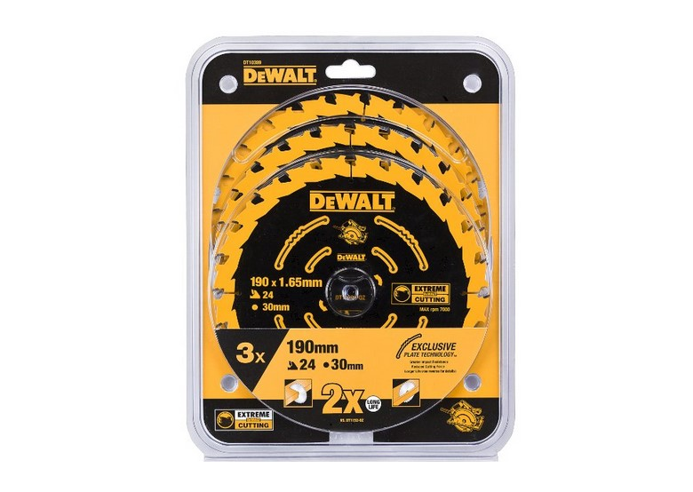 Tarcza pilarska Extreme (3 szt.) DeWalt DT10399