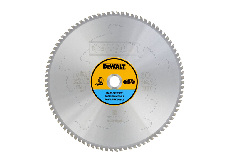 Tarcza do stali nierdzewnej 355x25.4mm, 90Z DeWalt DT1922-QZ