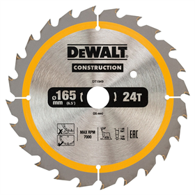 Tarcza pilarska 165x20mm 24T DeWalt DT1949-QZ