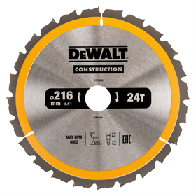 Piła tarczowa 216x30mm DeWalt DT1952-QZ
