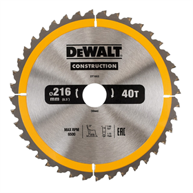 Tarcza pilarska 216x30mm 40T DeWalt DT1953-QZ