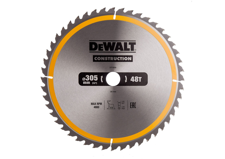 Tarcza pilarska 305x30mm 48T DeWalt DT1959-QZ