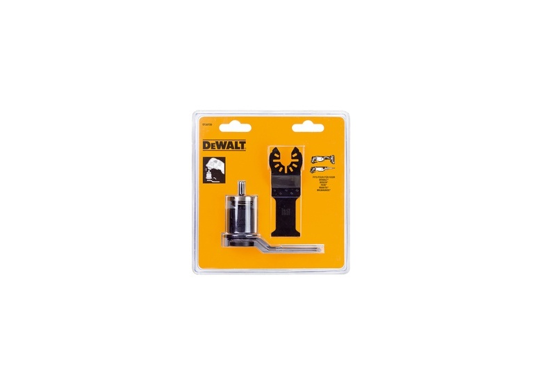 Adapter + 2 brzeszczoty do drewna/metalu DeWalt DT20720