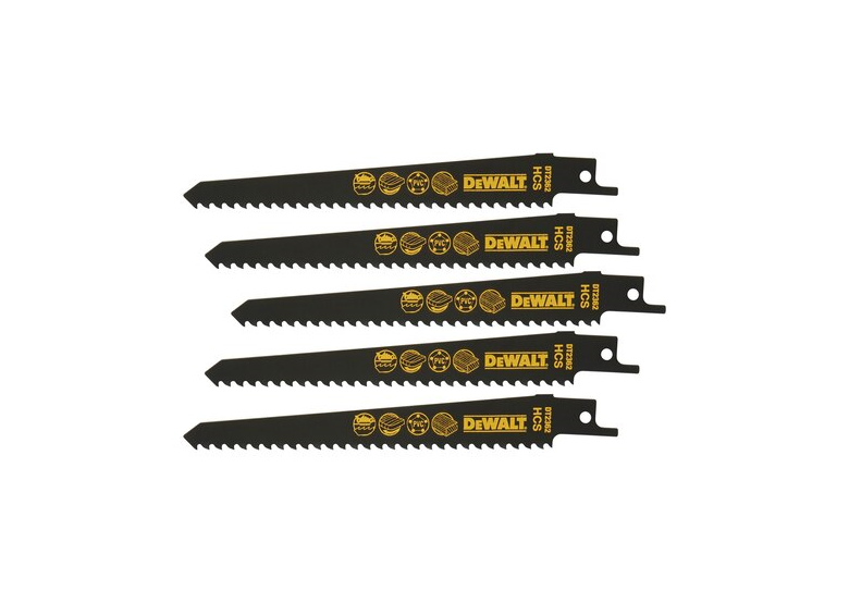 Brzeszczoty do pilarek szablowych DeWalt DT2362