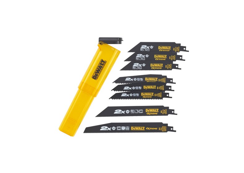 Brzeszczoty do pilarek szablowych, 8szt. DeWalt DT2443L