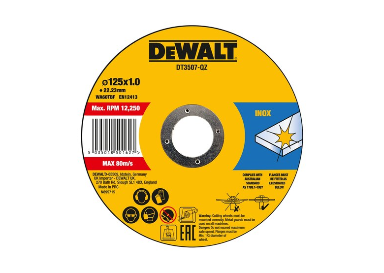 Tarcza korundowa DeWalt DT3507