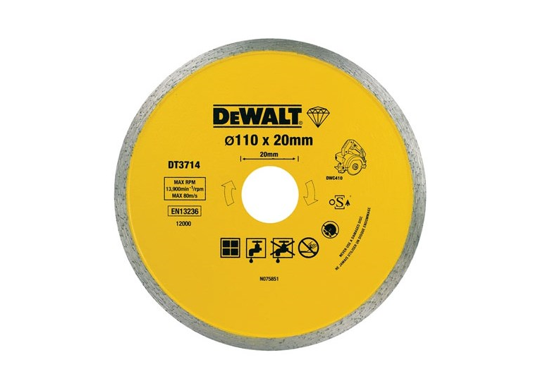 Tarcza diamentowa 110mm DeWalt DT3714