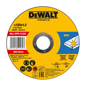 Tarcza korundowa DeWalt DT42340TZ