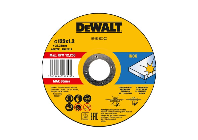 Tarcza korundowa DeWalt DT42340Z