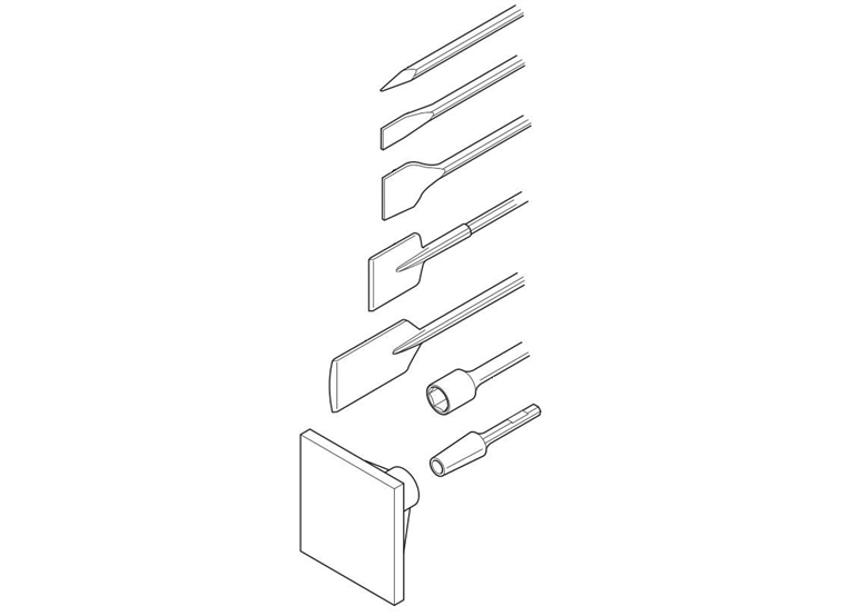 Dluto do czyszczenia powierzchni 76mm - uchwyt HEX 28mm DeWalt DT6932