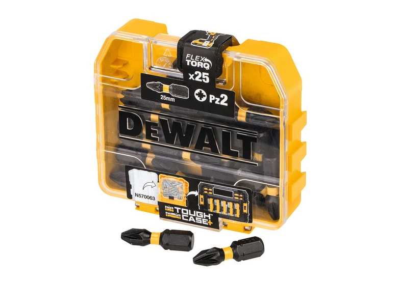 Zestaw bitów Pz2 25mm Torsion Tic Tac DeWalt DT70556T