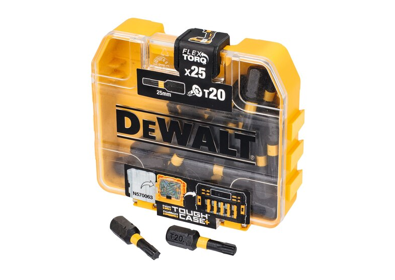 Zestaw bitów T20 25mm Torsion Tic Tac DeWalt DT70557T