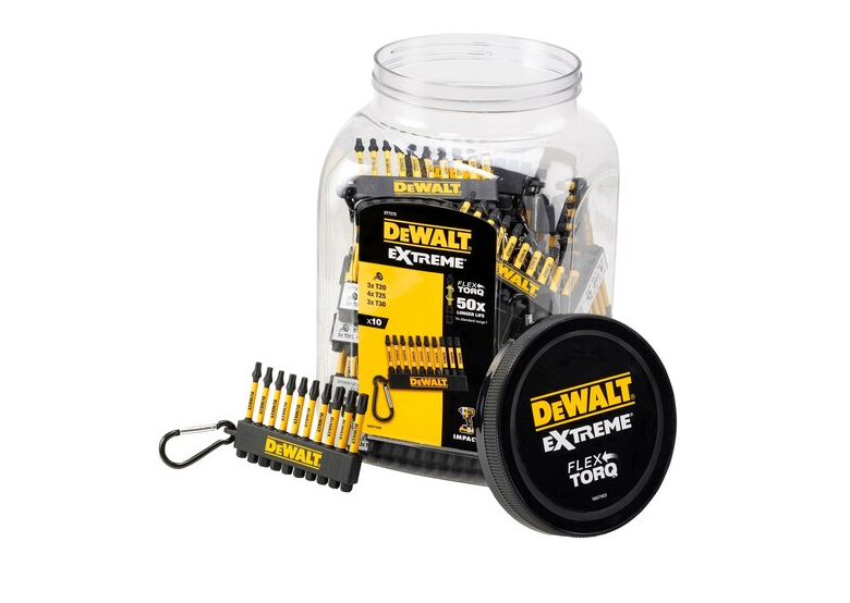 Zestaw bitów skrętnych, 10szt. DeWalt DT7275