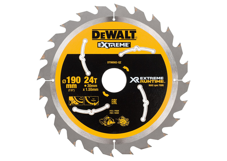 Tarcza pilarska 190x30mm 24T DeWalt DT99562-QZ