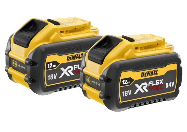 2 akumulatory 54V 4.0Ah / 18V 12.0Ah DeWalt FLEXVOLT DCB548Y2