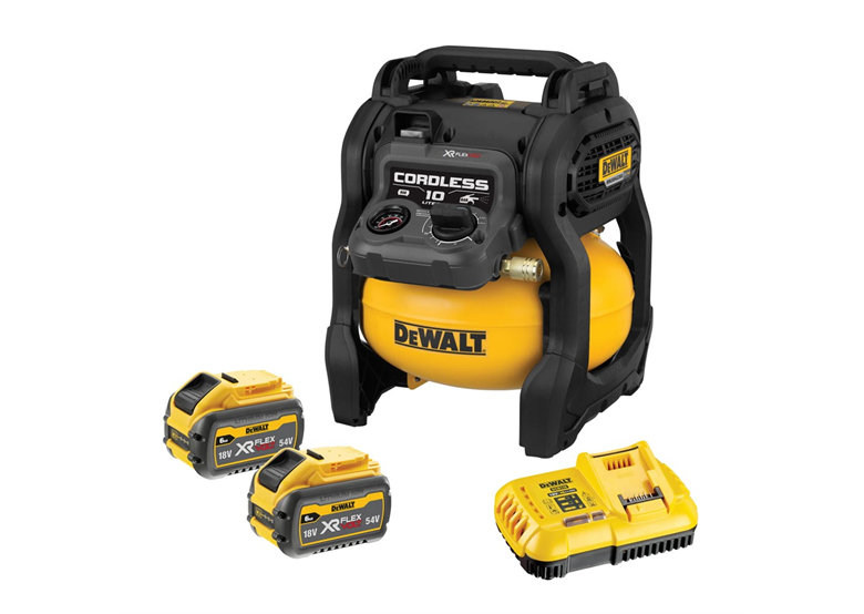 Kompresor bezolejowy DeWalt FLEXVOLT DCC1054T2 2x6,0Ah TSTAK 