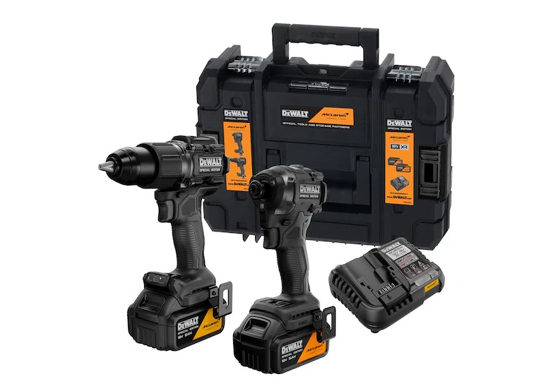 Zestaw narzędzi akumulatorowych 18V DeWalt McLaren F1 DCK2222MP2T 2x5.0Ah