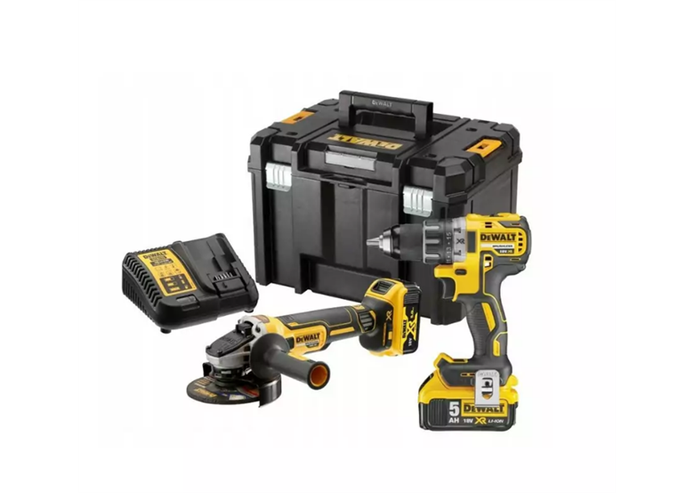 Zestaw elektronarzędzi 18V DeWalt XR DCK2020P2T 2x5.0Ah