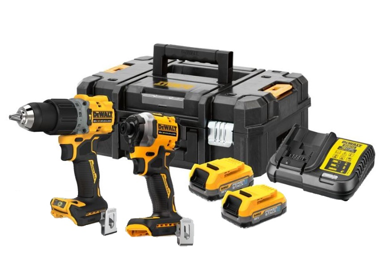 Zestaw elektronarzędzi 18V DeWalt XR DCK2050E2T 2x1.7Ah