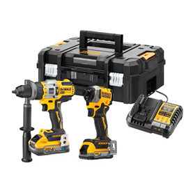 Zestaw elektronarzędzi 18V DeWalt XR DCK2052H1E1T 1x5.0Ah, 1x1.7Ah
