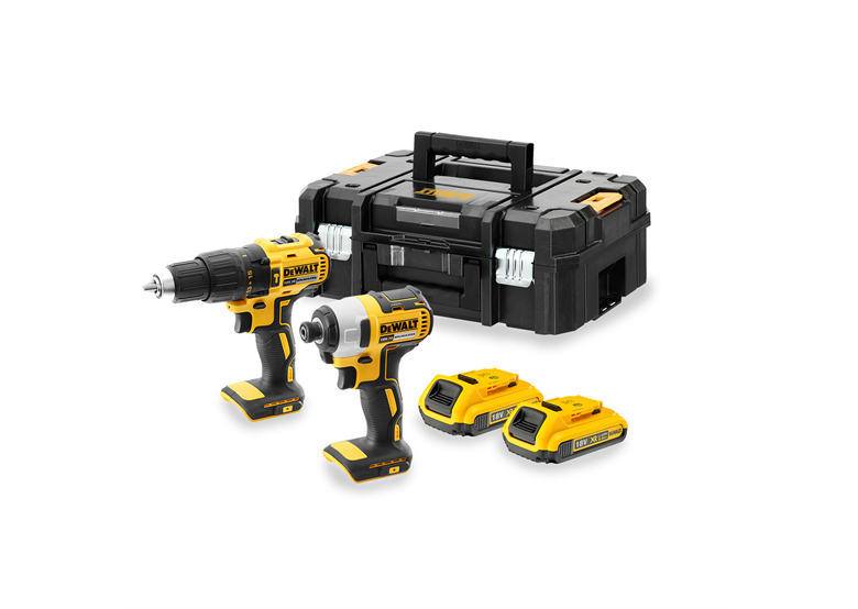 Zestaw elektronarzędzi 18V DeWalt XR DCK2060D2T 2x2.0Ah
