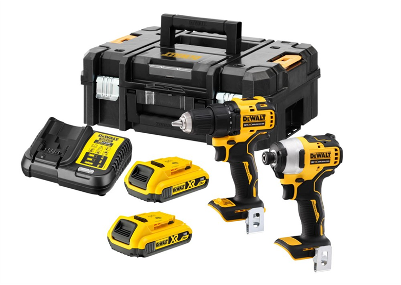 Zestaw elektronarzędzi 18V DeWalt XR DCK2061D2T 2x2.0Ah