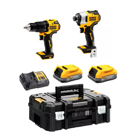Zestaw elektronarzędzi 18V DeWalt XR DCK2062E2T 2x1.7Ah
