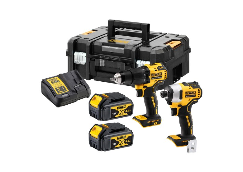 Zestaw elektronarzędzi 18V DeWalt XR DCK2062M2T 2x4.0Ah
