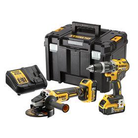 Zestaw elektronarzędzi 18V DeWalt XR DCK2080P2T 2x5.0Ah