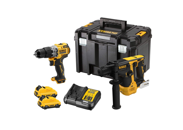 Zestaw narzędzi akumulatorowych 18V DeWalt XR DCK2102L2T 2x3.0Ah