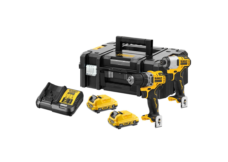 Zestaw elektronarzędzi 12V DeWalt XR DCK2110L2T 2x3.0Ah