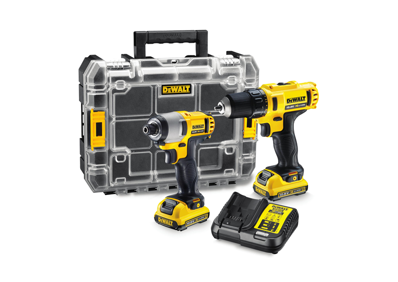 Zestaw elektronarzędzi 10.8V DeWalt XR DCK211D2T 2x2.0Ah
