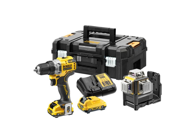 Zestaw elektronarzędzi 12V DeWalt XR DCK212D2T 2x2.0Ah