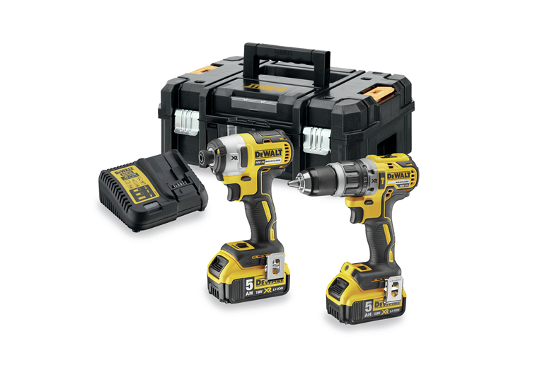 Zestaw elektronarzędzi 18V DeWalt XR DCK266P2T 2x5.0Ah