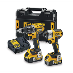 Zestaw elektronarzędzi 18V DeWalt XR DCK268P2T 2x5.0Ah