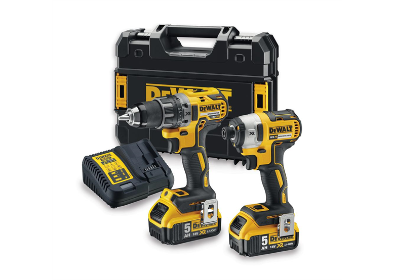 Zestaw elektronarzędzi 18V DeWalt XR DCK268P2T 2x5.0Ah