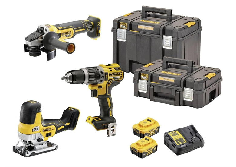 Zestaw elektronarzędzi 18V DeWalt XR DCK329P2T 2x5.0Ah