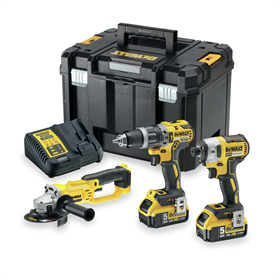 Zestaw elektronarzędzi 18V DeWalt XR DCK383P2T 2x5.0Ah