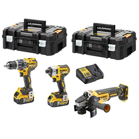 Zestaw elektronarzędzi 18V DeWalt XR DCK384P2T 2x5.0Ah