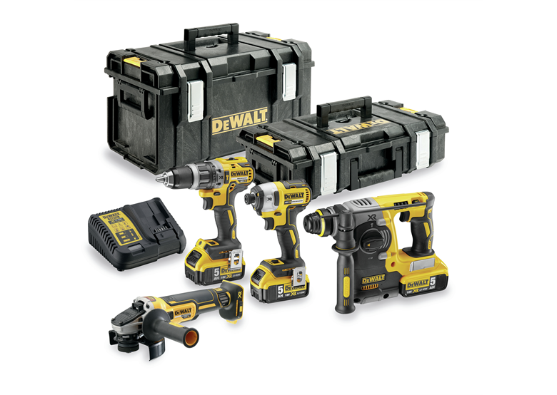 Zestaw elektronarzędzi 18V DeWalt XR DCK422P3 3x5.0Ah