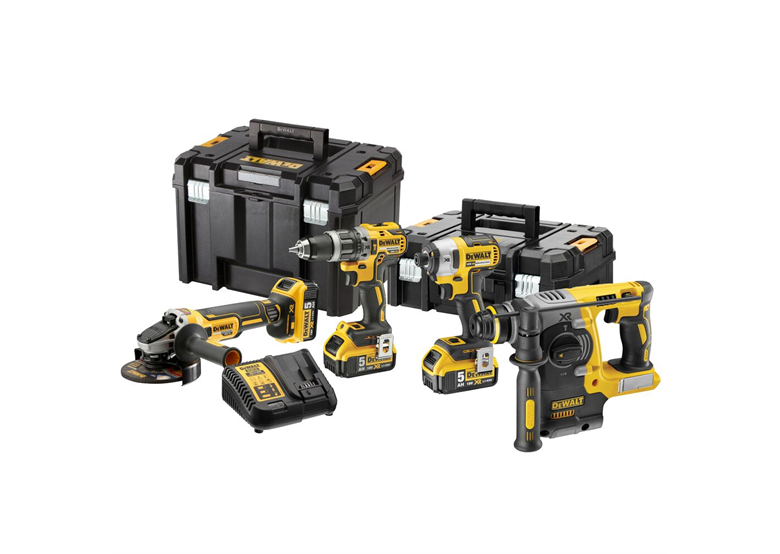 Zestaw elektronarzędzi 18V DeWalt XR DCK422P3T 3x5.0Ah