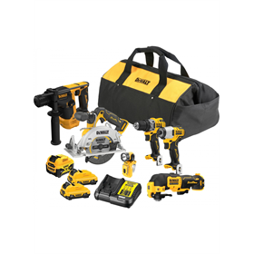 Zestaw elektronarzędzi 12V DeWalt XR DCK611P1D2 2x2.0Ah, 1x5.0Ah