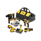 Zestaw elektronarzędzi 12V DeWalt XR DCK611P1D2 2x2.0Ah, 1x5.0Ah