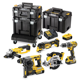 Zestaw elektronarzędzi 18V DeWalt XR DCK654P3T 3x5.0Ah