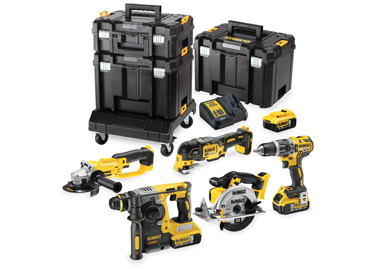 Zestaw elektronarzędzi 18V DeWalt XR DCK654P3T 3x5.0Ah
