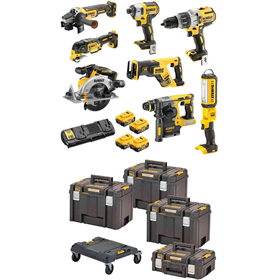 Zestaw elektronarzędzi 18V DeWalt XR DCK853P4T 4x5.0Ah