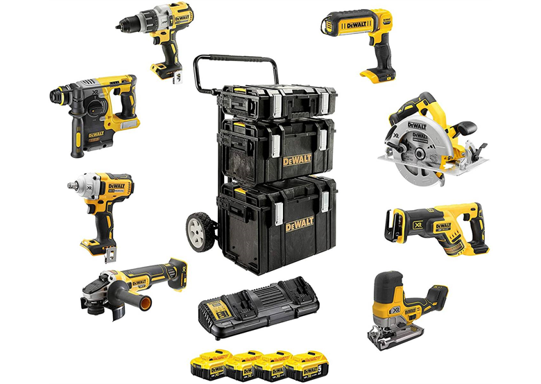 Zestaw elektronarzędzi 18V DeWalt XR DCK856P4 4x5.0Ah