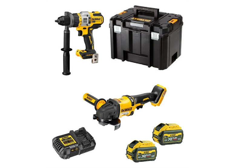 Zestaw elektronarzędzi 18 i 54V DeWalt XR FLEXVOLT DCK2016T2T 2x6.0/2.0Ah