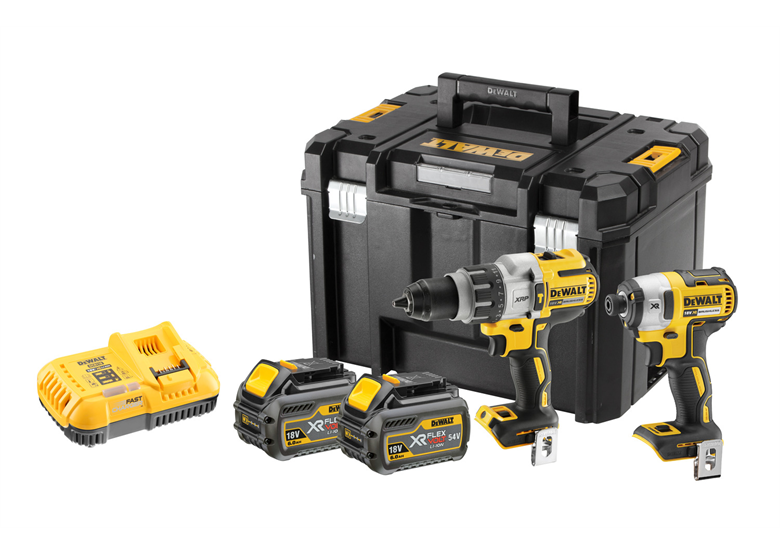 Zestaw elektronarzędzi 18V DeWalt XR FLEXVOLT DCK276T2T 2x6.0